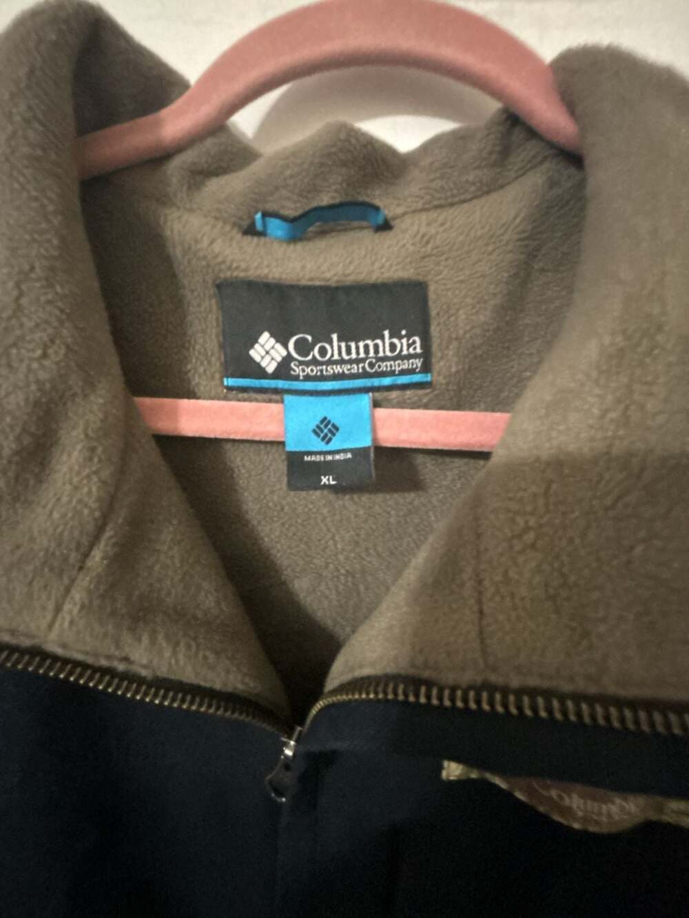 Columbia PHG Fleece Lined Vest Size XL Blue Canvas